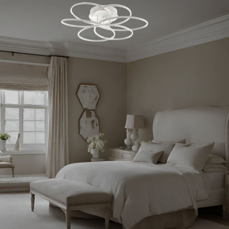 Plafonnier KAROL Blanc LED 63W IDL_227832 227832 Plafonnier KAROL Blanc LED 63W IDEAL LUX 227832