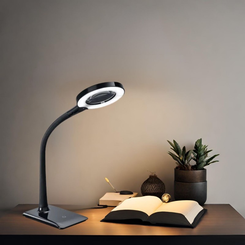 Lampe de table Lupo Noir 1x5W SMD LED TRIO LIGHTING 527290102
