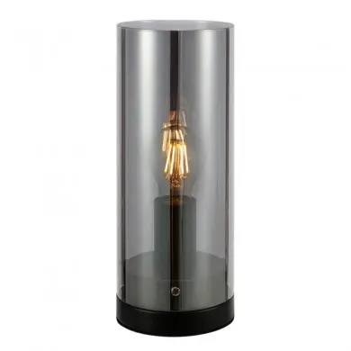 Lampe de table POST 1x25W Max E27 Noir Fumée MARKSLOJD 108734