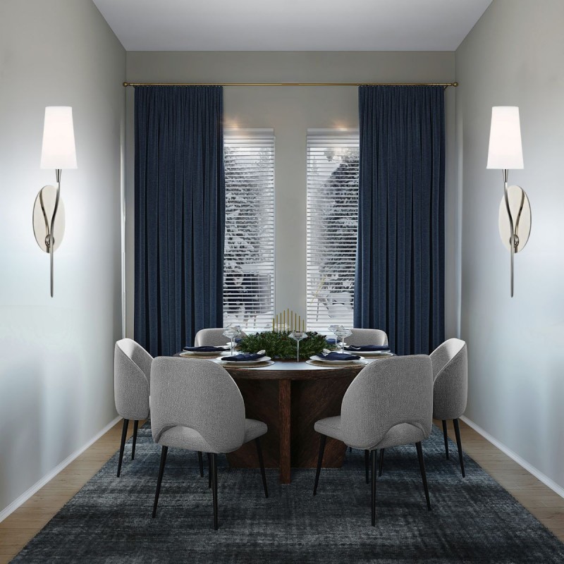 Applique Murale RUTLAND 1x60W E14 Nickel poli-blanc HVL_3711-PN-WS-CE 3711-PN-WS-CE Applique Murale RUTLAND 1x60W E14 Nickel poli-blanc HUDSON VALLEY LIGHTING 3711-PN-WS-CE