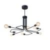 Suspension TRIUMPH Noir 8xE27 60W IDEAL LUX 242347