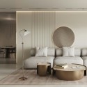 Lampadaire Zara 1x60W E27 Laiton