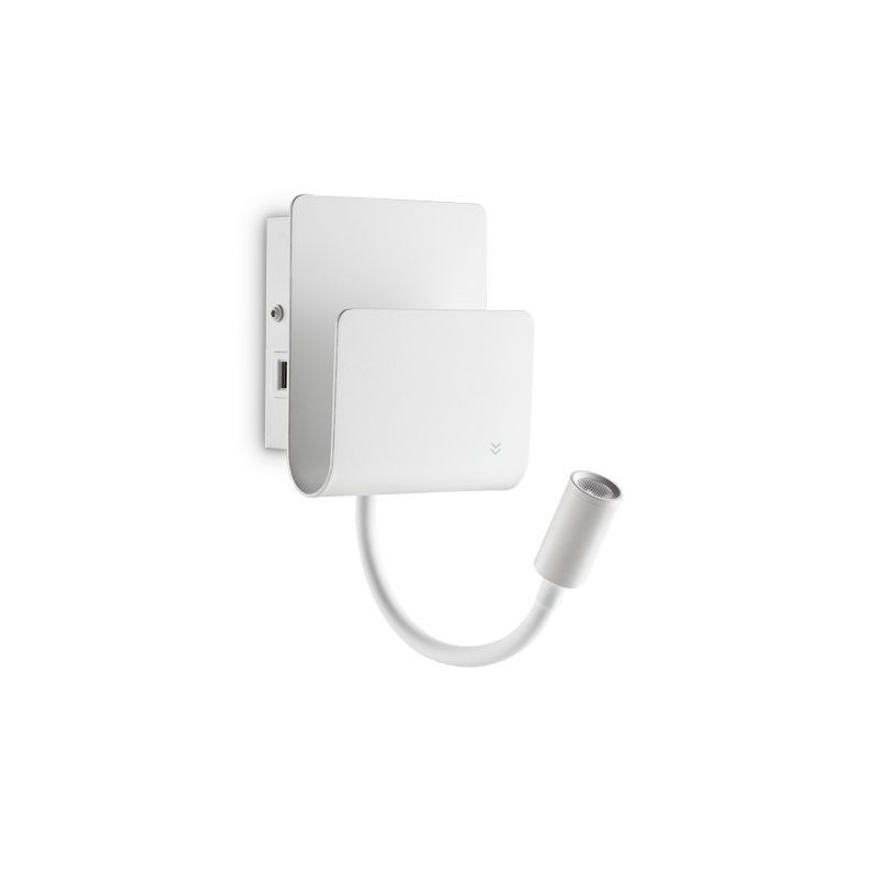 Applique Murale PROBE Blanc LED 9W IDEAL LUX 243160