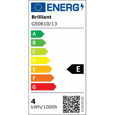 Applique murale NIFTY 1x4W Led Acier BRILLIANT G50610/13