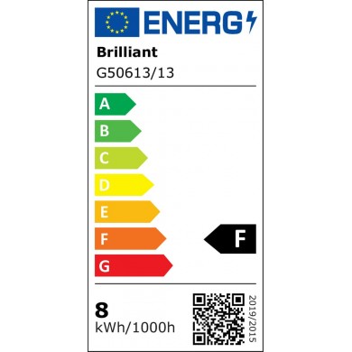 Plafonnier NIFTY 2x4W Led Acier BRILLIANT G50613/13