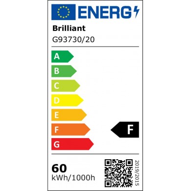 Suspension CEMBALO 16x4W Led Marron BRILLIANT G93730/20