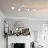 Plafonnier Steam 4x25W E14 Blanc Antique TRIO LIGHTING 813400427