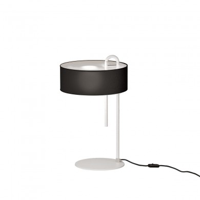Lampe de table Clip 1X15W Max LED E27 Blanc - Noir ACB S8178081BN