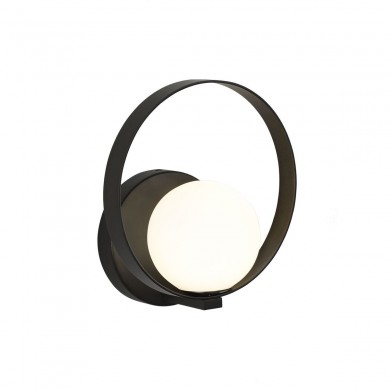 Applique murale Halo 1X5W LED Noir - Opale ACB A3815170N