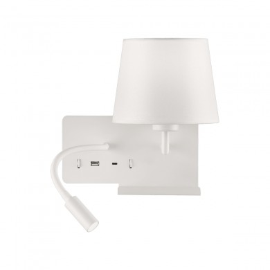 Applique murale Hold 1X3W LED Blanc - Blanc ACB A3664181BDER