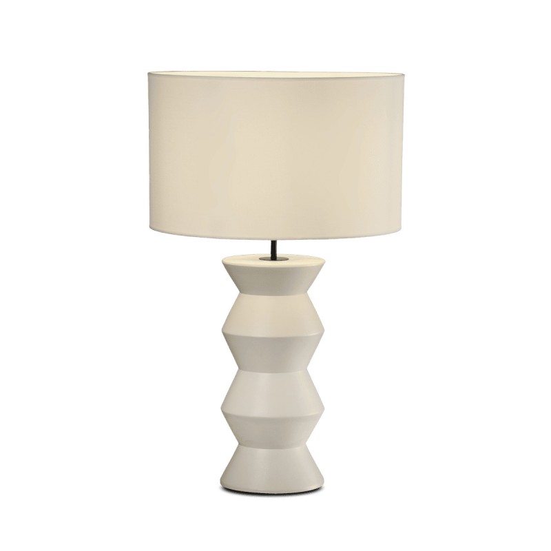 Lampe de table Ibiza 1X15W Max LED E27 Blanc mat AC_S8211080B S8211080B Lampe de table Ibiza 1X15W Max LED E27 Blanc mat ACB S8211080B
