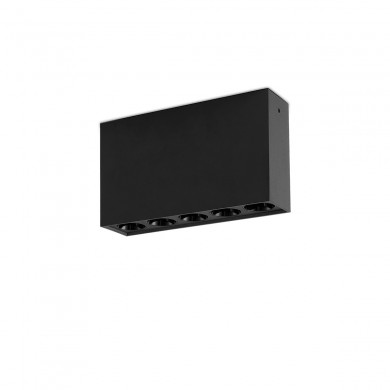 Plafonnier Invisible 1X12W LED Noir ACB P3980000N