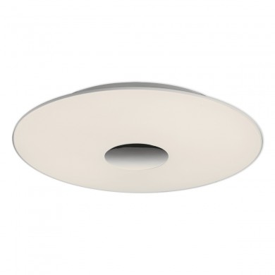 Plafonnier Live 1X36W LED Opale - Chrome ACB P3631170OPL