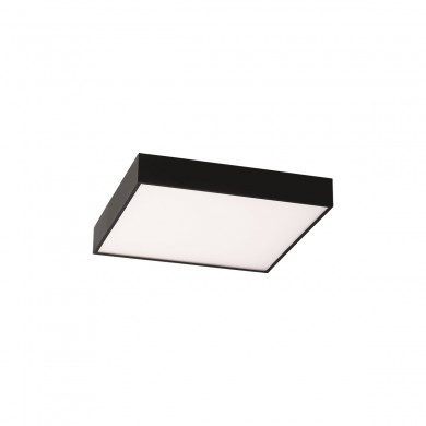 Plafonnier Oporto 1X40W LED Noir ACB P3973070N