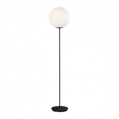 Lampadaire Parma 1X15W Max LED E27 Noir mat - Opale ACB H3946180N