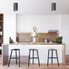 Plafonnier Taco 1x15W E27 Noir Chromé RENDL R12471