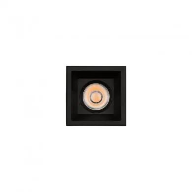 Encastré Move 1X5W LED COB 415Lm 3000K Noir Carré ACB E3984001N