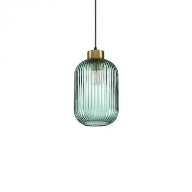 Suspension MINT Vert Noir 1xE27 60W D14 IDEAL LUX 248554