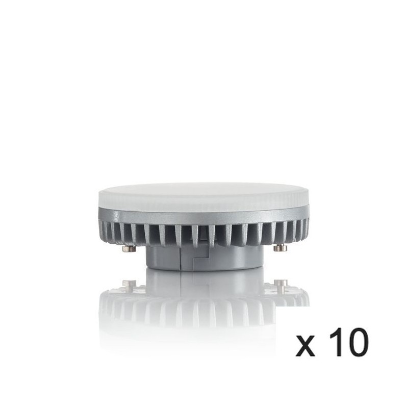 Ampoule (x10) 9,5W GX53 Blanc Aluminium D7,5 252551 IDEAL LUX 252551