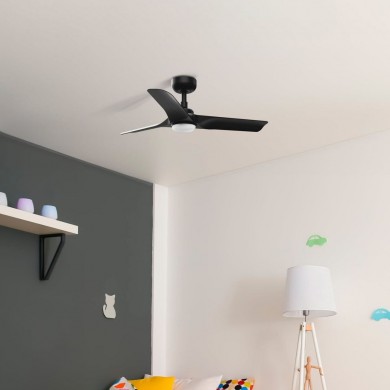 Ventilateur Plafond HEY S 90cm Noir Mat LED FARO 33825-1TW