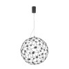 Suspension SOLE Titane noir 21W LED NOVA LUCE 9186905