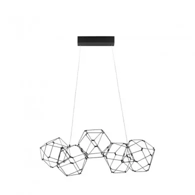 Suspension NEBULA Titane noir 25W LED H110 NOVA LUCE 9186900