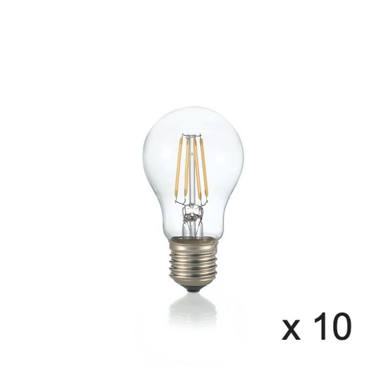 Ampoule (x10) 4W E27 Transparent D6 253428 IDEAL LUX 253428