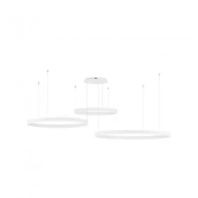 Suspension MOTIF Blanc sable 140W LED NOVA LUCE 9530216