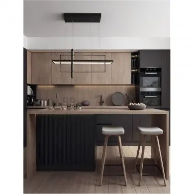 Suspension CLEA Noir sable 59W LED NOVA LUCE 9756719