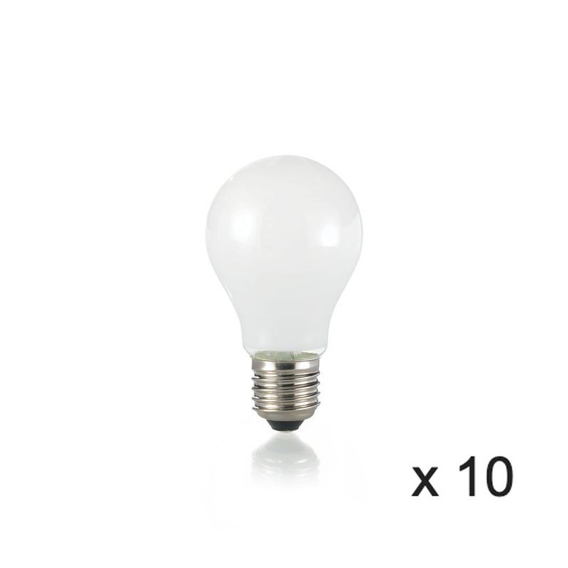 Ampoule LED décorative D9,5cm culot E27 - ambrée - GLOBE