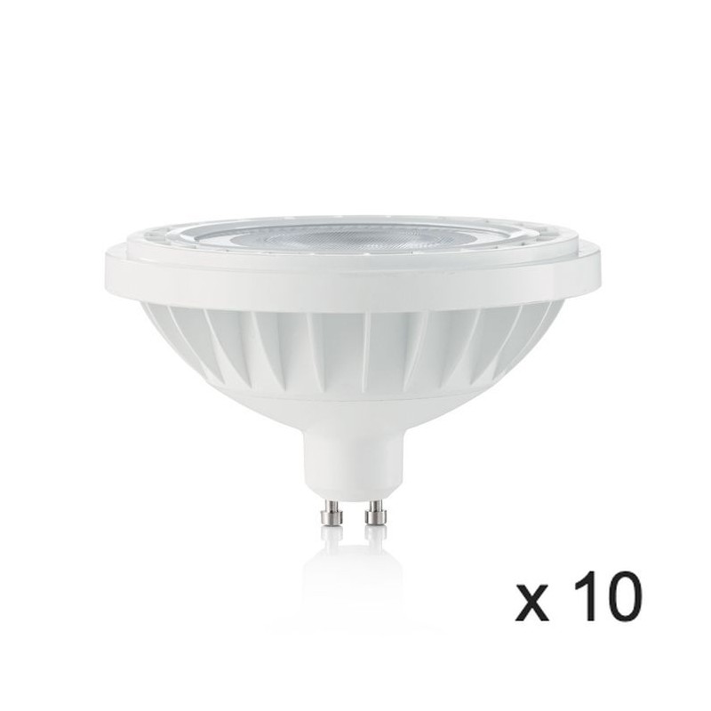 Ampoule (x10) 12W GU10 Blanc D11,1 253466 IDEAL LUX 253466