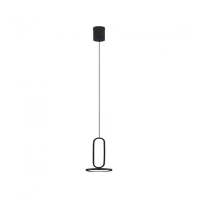 Suspension GEA Noir sable 8W LED NOVA LUCE 9501207