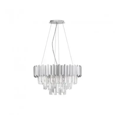 Suspension MAGNOLIA Chrome 6x5W LED L50 NOVA LUCE 9824074