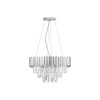 Suspension MAGNOLIA Chrome 6x5W LED L50 NOVA LUCE 9824074