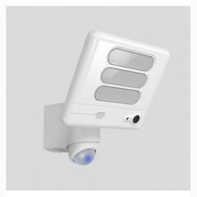 Projecteur Blanc Led 25W avec Caméra intégrée Audio Vidéo LUTEC 6255CAMB