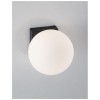 Applique Murale JOLINE Noir sable et blanc 1x6W LED NOVA LUCE 9919601