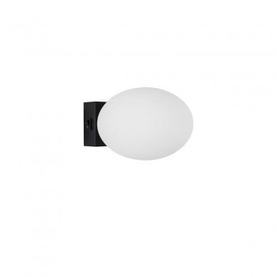 Applique Murale JOLINE Noir sable et blanc 1x6W LED NOVA LUCE 9919601