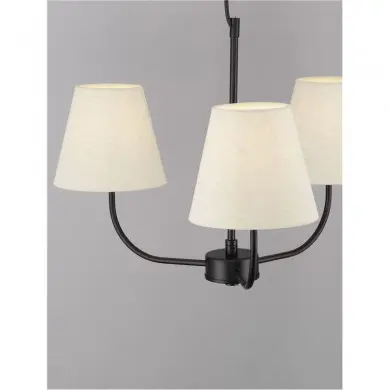 Lustre MOIST Noir et crème 3x12W LED H98 NOVA LUCE 9036044