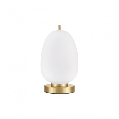 Lampe LATO Laiton doré et opale 1x5W LED H28 NOVA LUCE 9624088