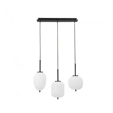 Suspension LATO Noir et opale LED NL_9624099 9624099 Suspension LATO Noir et opale LED NOVA LUCE 9624099