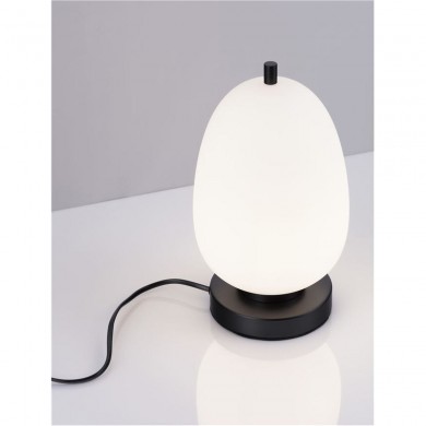 Lampe LATO Noir et opale 1x5W LED H28 NOVA LUCE 9624089