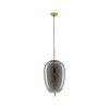 Suspension LATO Laiton doré et fumé 1x12W LED L27 NOVA LUCE 9624081