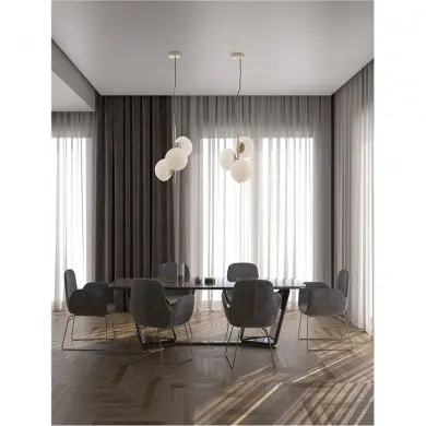 Suspension ALLEN Doré mat 3x5W LED L32,5 NL_9028849 9028849 Suspension ALLEN Doré mat 3x5W LED L32,5 NOVA LUCE 9028849