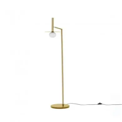 Lampadaire PIELO Laiton doré et opale LED NOVA LUCE 9043314