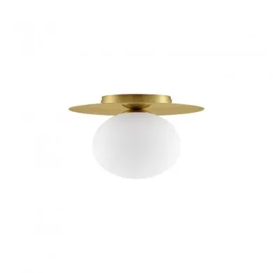 Plafonnier INDIGO Doré et opale 1x5W LED L23 NOVA LUCE 9501246