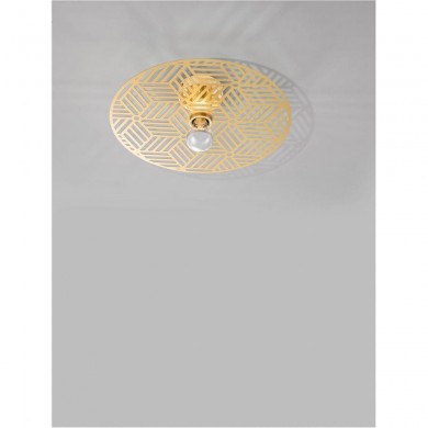 Plafonnier ERES Doré LED NOVA LUCE 9035971