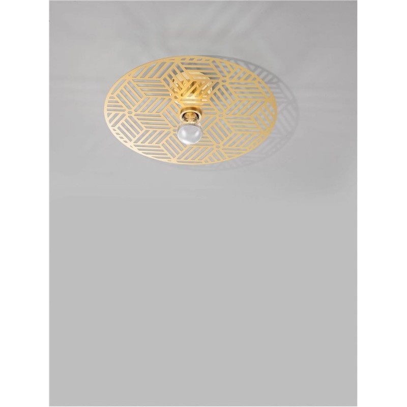 Plafonnier ERES Doré LED NOVA LUCE 9035971