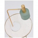 Lampe PAZ Doré, menthe et blanc LED