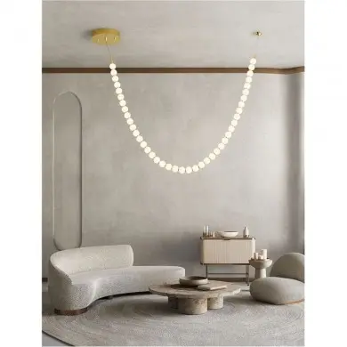 Suspension PERLA Or 69W LED NOVA LUCE 9186956