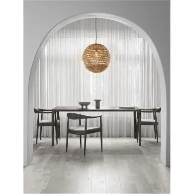 Suspension BOLA Bois naturel 1x12W LED L51 NOVA LUCE 9586524